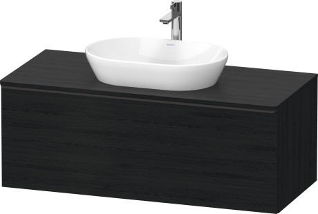Duravit тумба подвесная под раковину 1200 мм х 550 мм и консолью, d-neo, de494901616 цвет: чёрный дуб