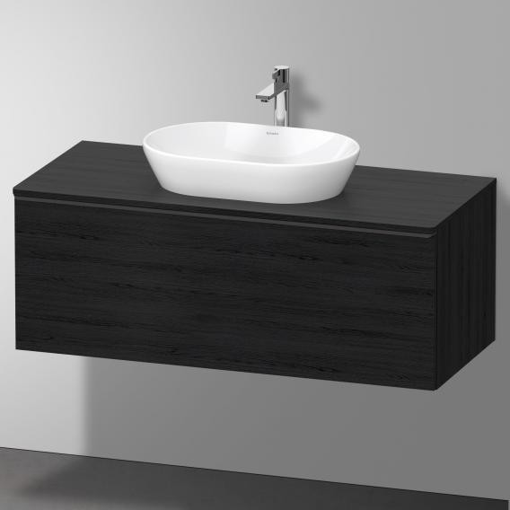 Duravit тумба подвесная под раковину 1200 мм х 550 мм и консолью, d-neo, de494901616 цвет: чёрный дуб