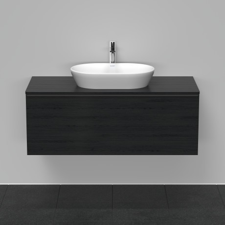Duravit тумба подвесная под раковину 1200 мм х 550 мм и консолью, d-neo, de494901616 цвет: чёрный дуб