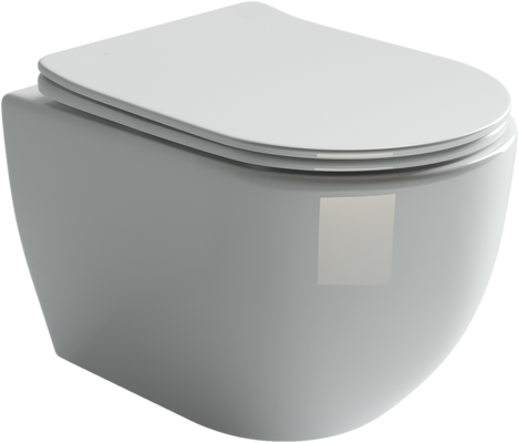 Ceramicanova подвесной унитаз с сиденьем mia, cn1805 цвет: белый