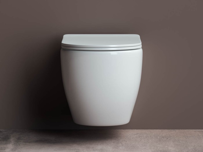 Ceramicanova подвесной унитаз с сиденьем mia, cn1805 цвет: белый