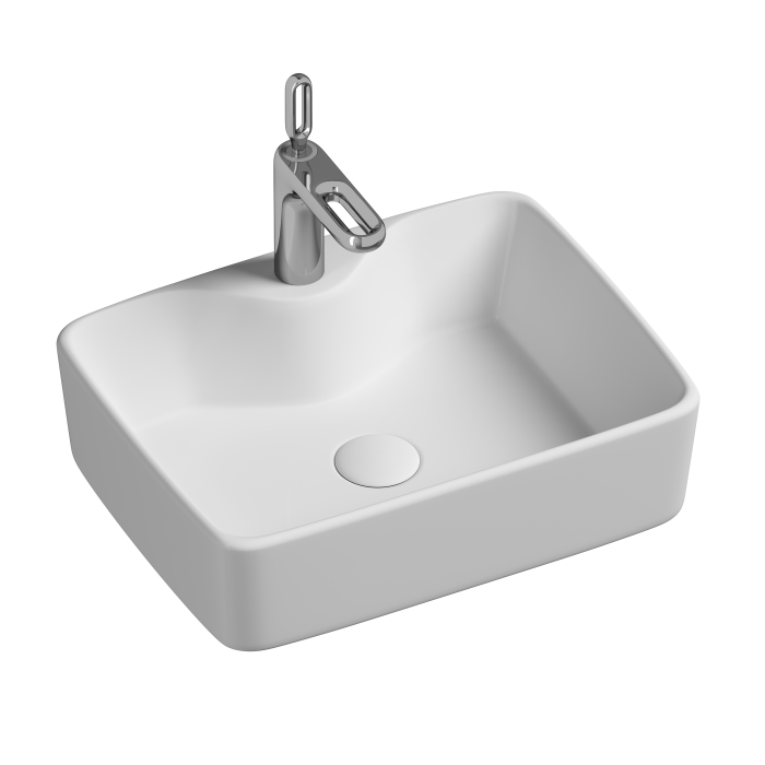 Ceramicanova раковина накладная element, cn6033 цвет: белый