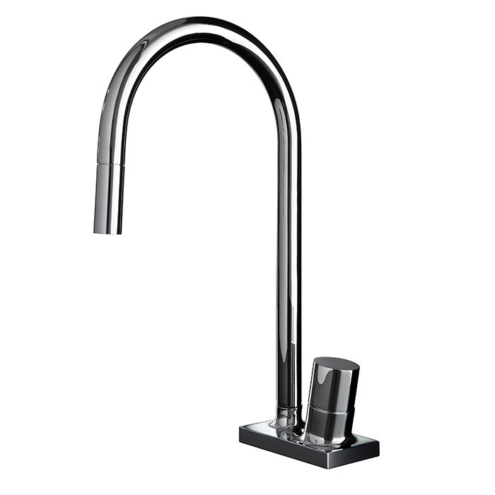 Fima Carlo Frattini смеситель для кухни, kitchen fluid, хром арт. f7028cr