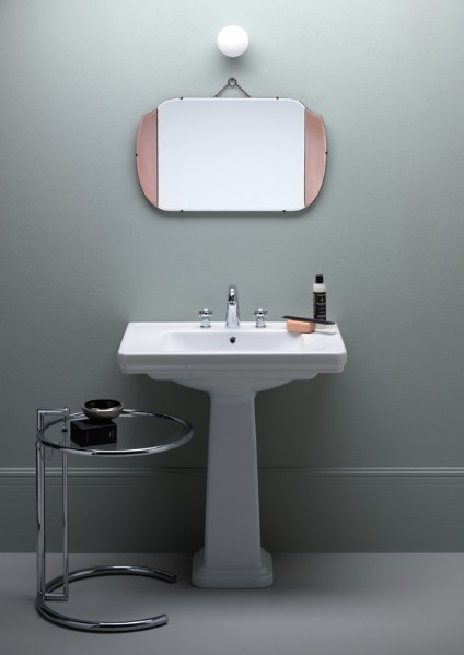 GSI Подвесная раковина 75х50х18 см, с переливом, санфарфор, с отв. под смеситель, Classic - 8787111