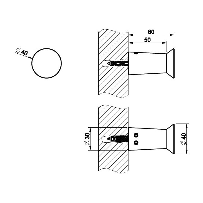 Gessi Крючок, Cono, 45521#707 цвет: black metal brushed pvd