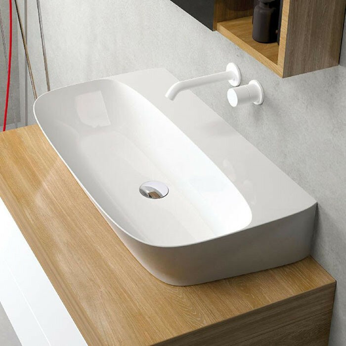 Azzurra Раковина 45x90 PRUA, PRLP09045T0MBI/(PRU290 bi)*0 цвет: белый