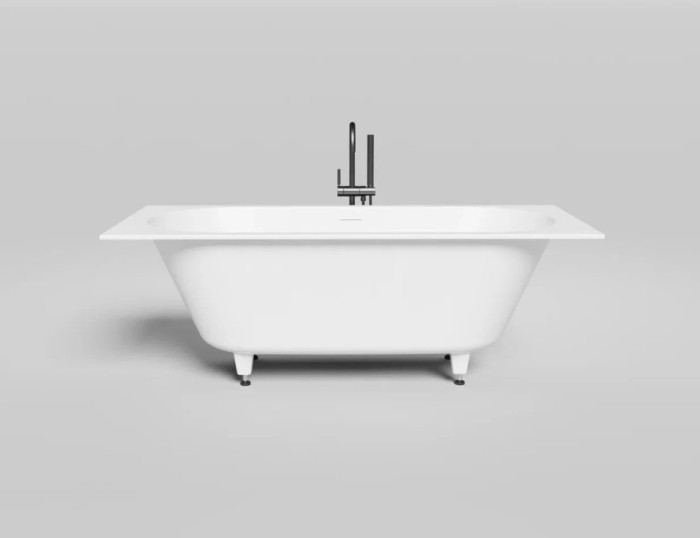 Salini ванна встраиваемая 170x70, ornella, 104713mrh цвет: матовый белый