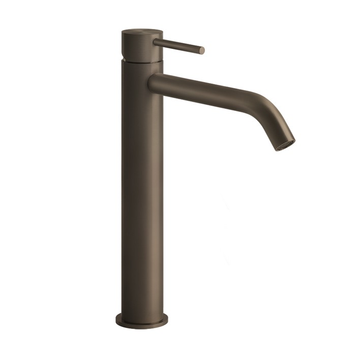 Gessi Смеситель для раковины, на 1 отв., высокий h: 30.5см., излив 15.5см., 316, 54006#708 цвет: brushed copper pvd