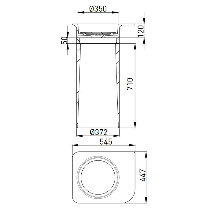 Salini раковина напольная 54x44,7, ninfea, 130221mrf цвет: матовый красный