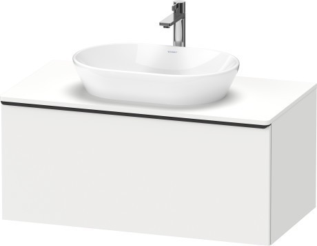 Duravit тумба подвесная под раковину 1000 мм х 550 мм и консолью, d-neo, de494801818 цвет: gres pietra grey opaco