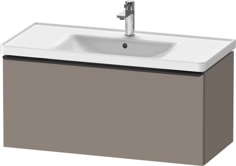 Duravit тумба подвесная под раковину 984 мм х 452 мм, d-neo, de425604343 цвет: базальт матовый