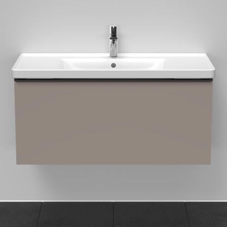 Duravit тумба подвесная под раковину 984 мм х 452 мм, d-neo, de425604343 цвет: базальт матовый