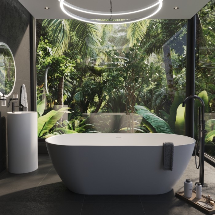 Отдельностоящая ванна 180x80, Whitecross Tawna, белый мат арт. 0218.180080.200