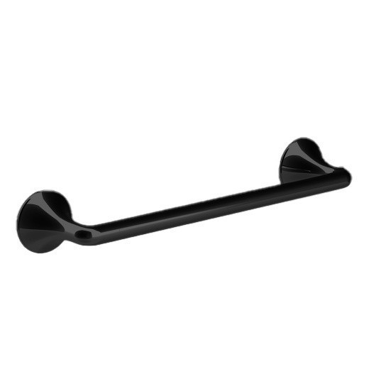 Cisal держатель для полотенца 300 мм vi09010040 vita cisal, цвет: чёрный матовый