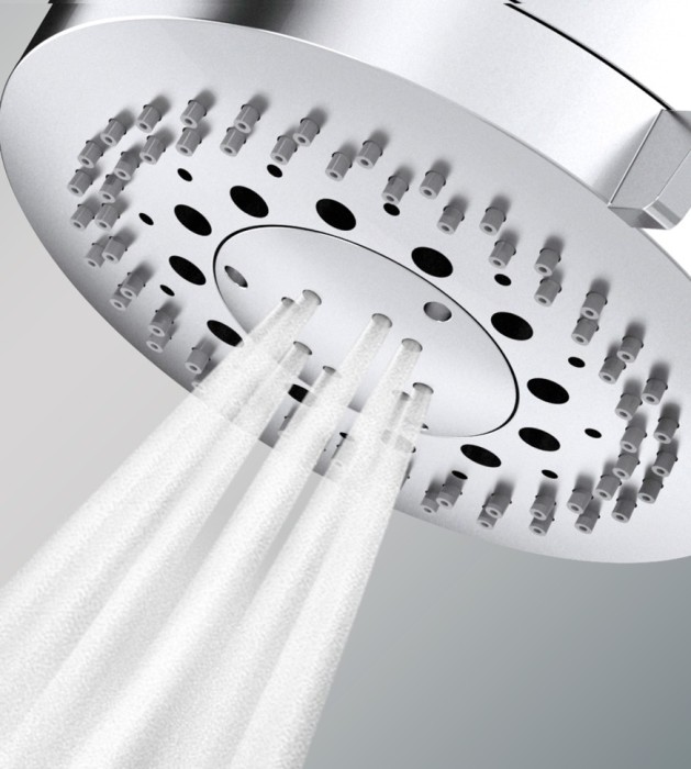 Bossini лейка для душа 3 режима, kira, хром арт. i00235.030