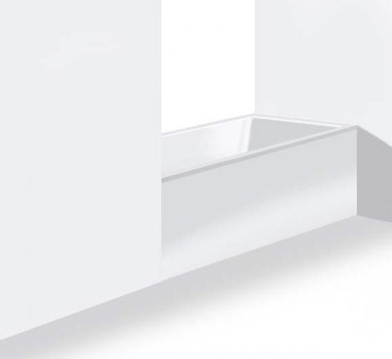 Duravit панель для ванны вариант для ниши, durastyle, ds 8949 82 цвет: акрил матовый