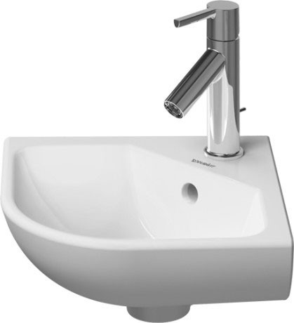 Duravit раковина подвесная 43х38см, me by starck, 0722430000 цвет: белый