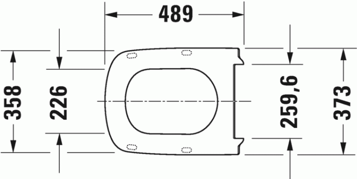 Duravit сиденье для унитаза с крышкой без автоматического опускания, durastyle, 0060510000 цвет: белый