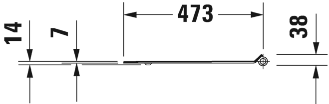 Duravit сиденье для унитаза с крышкой без автоматического опускания, durastyle, 0060510000 цвет: белый