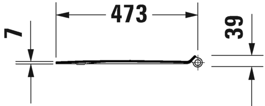 Duravit сиденье для унитаза с крышкой без автоматического опускания, durastyle, 0060510000 цвет: белый