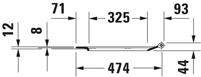 Duravit сиденье для унитаза с крышкой без автоматического опускания, durastyle, 0060510000 цвет: белый
