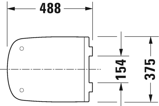Duravit сиденье для унитаза с крышкой без автоматического опускания, durastyle, 0060510000 цвет: белый