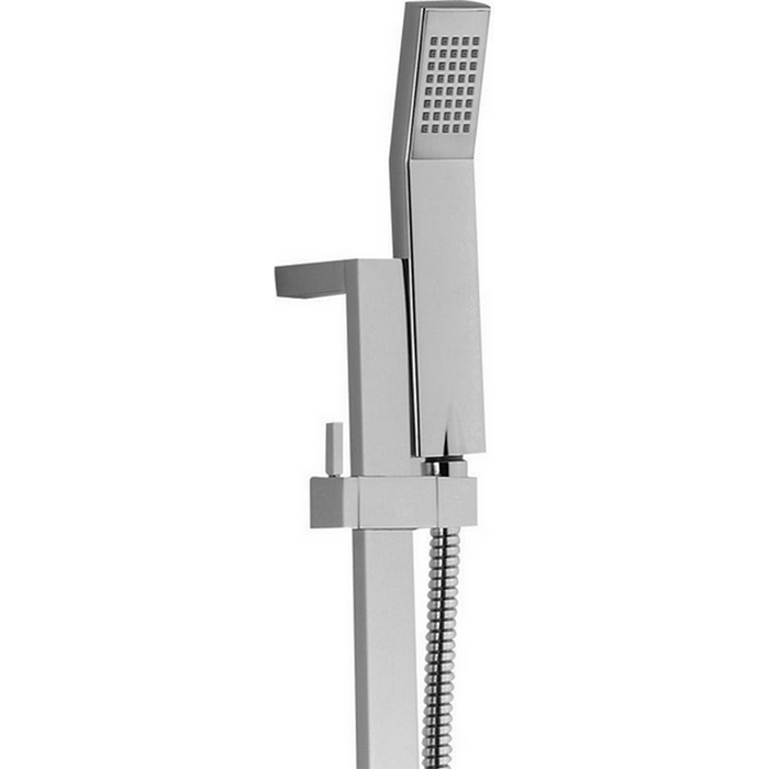 Cisal душевой гарнитур : ручная лейка, шланг 150 см,штанга 70 см ds01110021 shower, цвет: хром