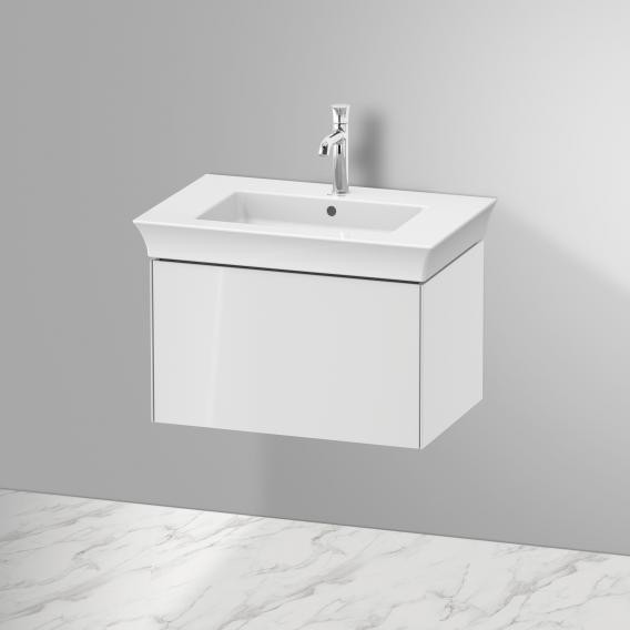 Duravit тумба подвесная правая 458 мм х 684 мм, white tulip, wt424108585 цвет: белый глянцевый