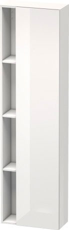 Duravit шкаф-пенал подвесной с полками, durastyle, ds1248r2222 цвет: белый глянцевый