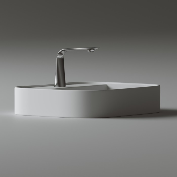 Ceramicanova раковина накладная element, cn6034 цвет: белый