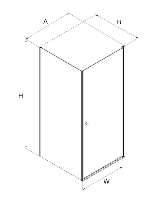 Душевое ограждение superia 90x90x195, New trendy Superia chrome, арт. K-0587