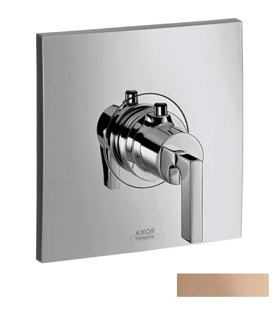 AXOR термостат для душа highflow, Citterio, красное золото арт. 39711300
