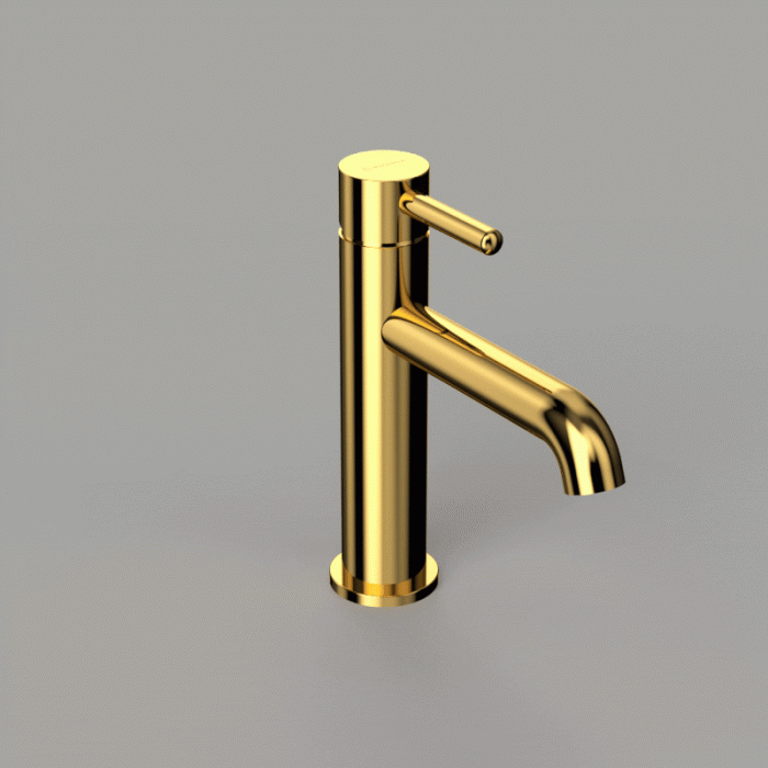 Смеситель для раковины, Whitecross Y gold, золото арт. Y1211GL