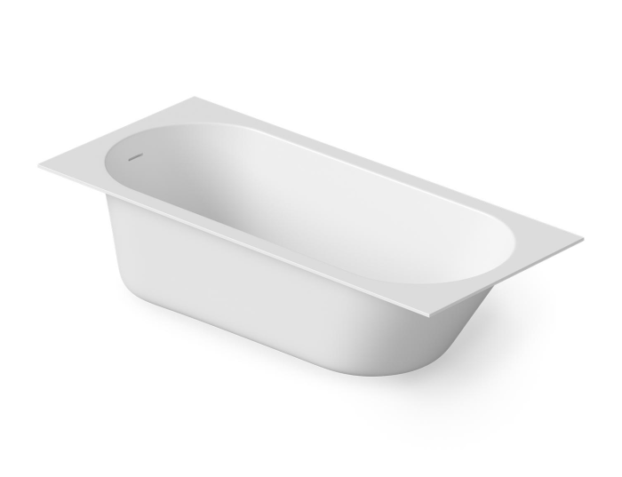 Ванна из solid surface встраиваемая 1700х750хh580 мм, Dea Design Ease, белый арт. DD8676 1700 18
