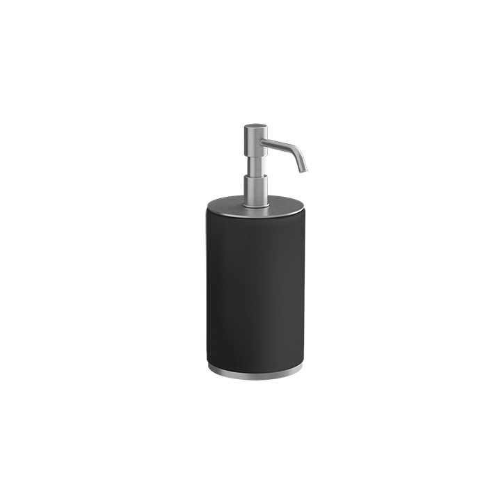 Gessi Дозатор для жидкого мыла настольный черный, Tondo, 66438#031 цвет: хром