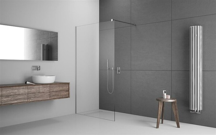 Radaway душевая перегородка 110 профиль хром стекло прозрачное, Modo New II - 389114-01-01