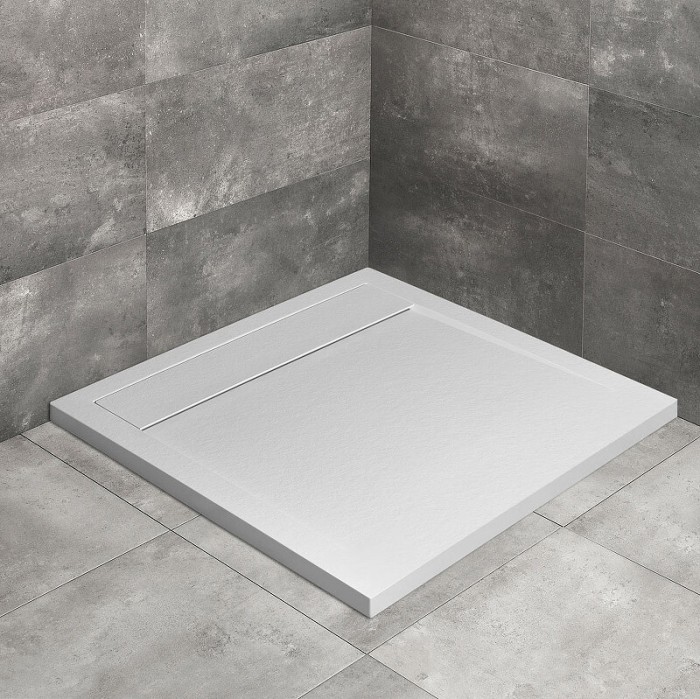 Radaway душевой поддон из искусственного камня 90x90 белый, Teos - HTC9090-04