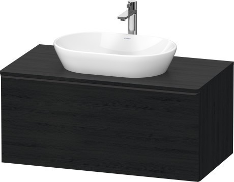 Duravit тумба подвесная под раковину 1000 мм х 550 мм и консолью, d-neo, de494801616 цвет: чёрный дуб