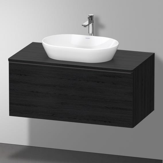 Duravit тумба подвесная под раковину 1000 мм х 550 мм и консолью, d-neo, de494801616 цвет: чёрный дуб