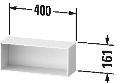 Duravit полка в ванную комнату 140 мм х 400 мм х 161 мм, zencha, ze1210083830000 цвет: серо-коричневый суперматовый