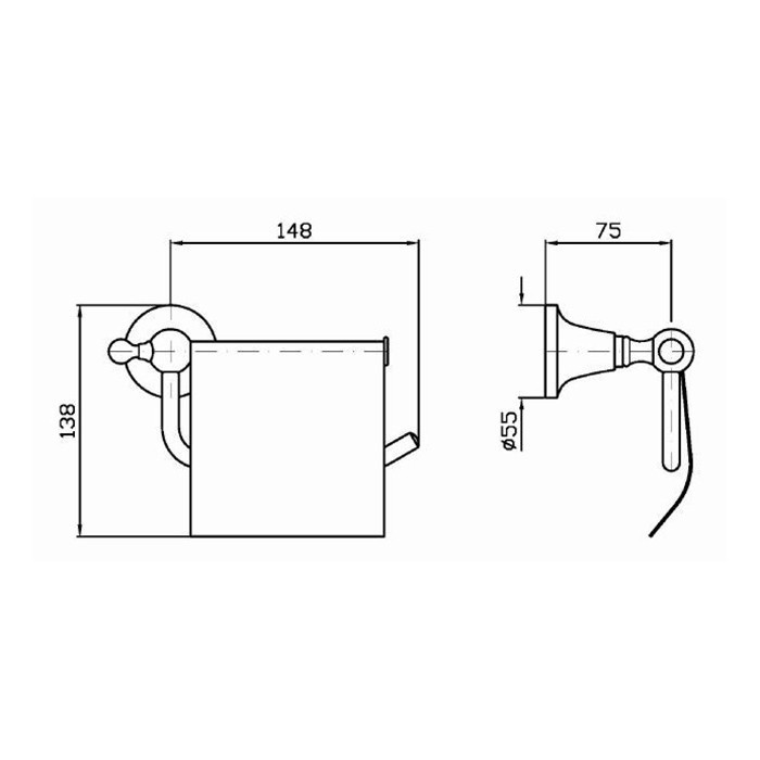 Zucchetti держатель туалетной бумаги, с крышкой, подвесной, agora classic, золото арт. zad431.c40