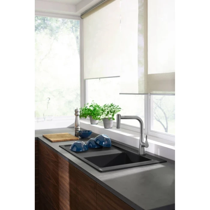 Hansgrohe смеситель для кухни, Metris M71, хром арт. 73800000