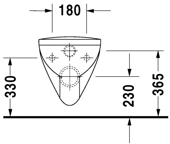 Duravit подвесной унитаз 70 см для инвалидов, architec, 0190090000 цвет: белый
