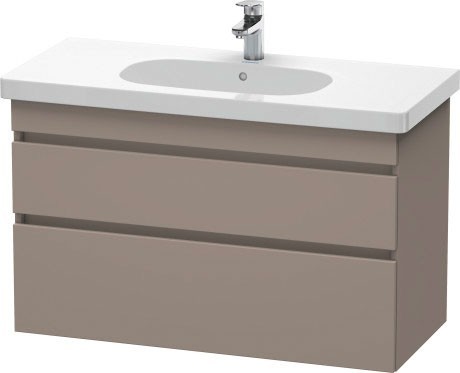 Duravit тумба подвесная под раковину, durastyle, ds6485 4343 цвет: базальт матовый