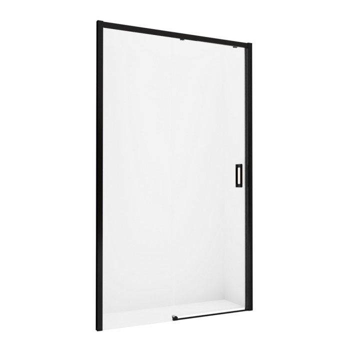 Дверь в нишу 150х200 l, New trendy Prime black, черный арт. D-0326A