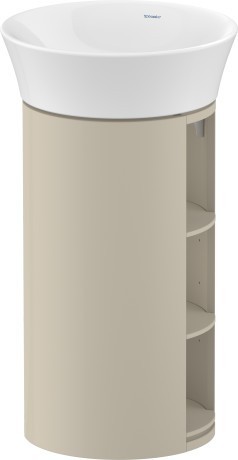 Duravit тумба напольная 750 мм х 410 мм, white tulip, wt42390h3h3 цвет: тёмно-серый глянцевый