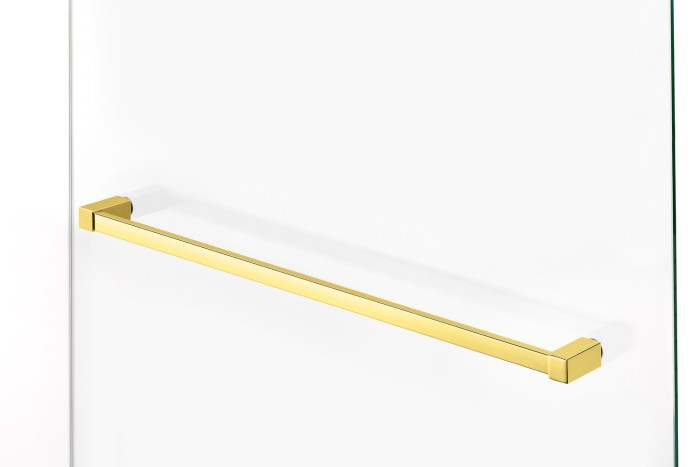 Душевое ограждение shine l 80x70x200, New trendy Avexa gold, золото арт. EXK-3162