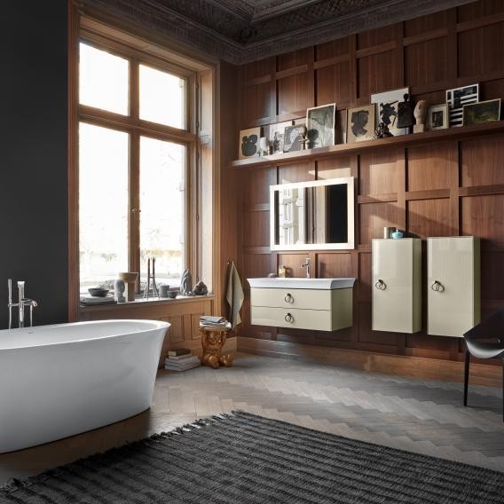 Duravit тумба подвесная 458 мм х 984 мм, white tulip, wt43520h3h3 цвет: тёмно-серый глянцевый