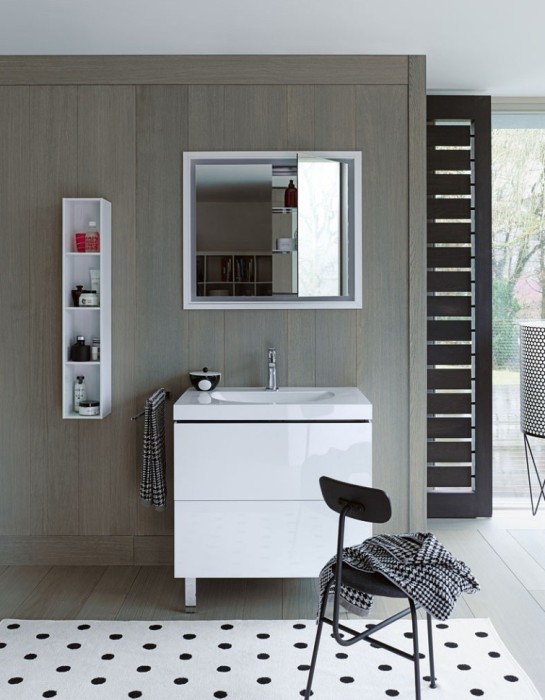 Duravit тумба напольная под раковину, l-cube, lc 660102222 цвет: белый глянцевый