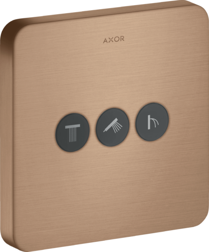 AXOR переключатель потоков, ShowerSelect, шлифованное красное золото арт. 36773310